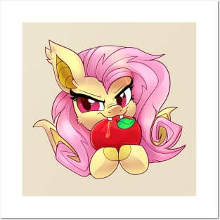 Fluttershy Flutterbat Posters and Art